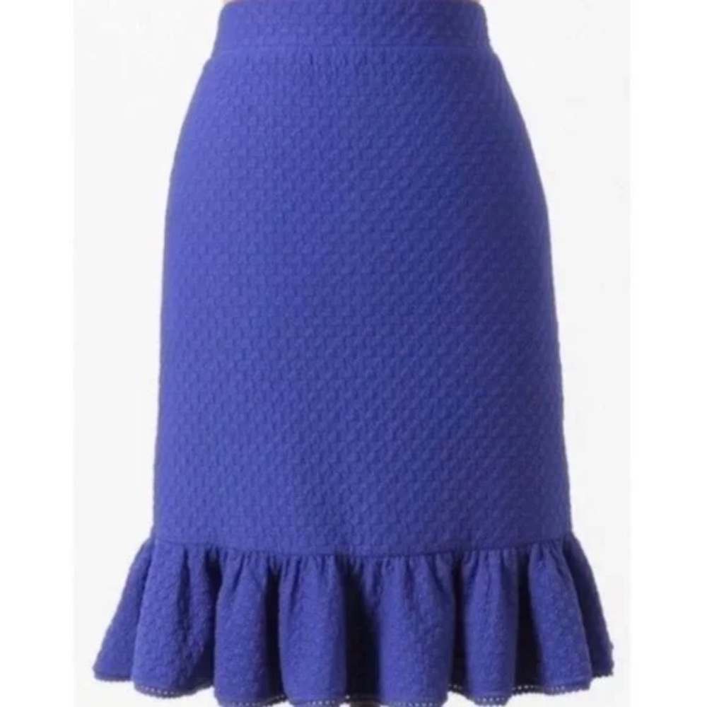 Anthropologie Postmark 9-H15 STCL ruffle Skirt, Size Medium